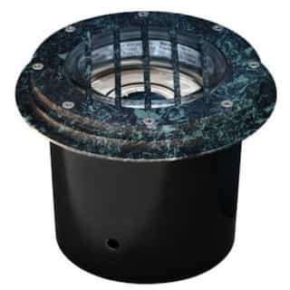 Dabmar 7W Adjustable LED In-Ground Well Light w/Grill, Verde Green