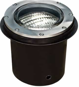 Dabmar 4W LED In-Ground Well Light Fixture, PAR36, Stainless Steel