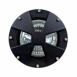 6W LED Adj Drive-Over In-Ground Well Light, PAR36, 12V, 6400K, Black
