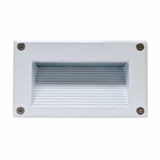 Dabmar LED Board Recessed Concrete Mount Step & Wall Light w/o Bulb, White