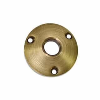 1.5-in NPT Brass Female Surface Mounting Bracket, Weathered Brass