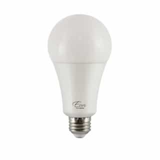 Euri Lighting 17W LED A21 Bulb, Dimmable, E26, 1600 lm, 120V, 5000K, Frosted