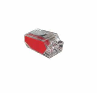 2-Port Red Push-In Wire Connectors