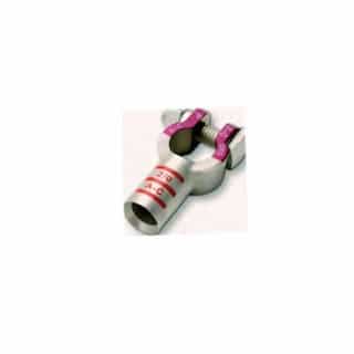Battery Terminal Straights, Size 1-2, Positive, Pink H-H, 10 Pack