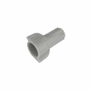 #14-6 AWG Grey Hex-Lok Winged Twist-On Wire Connectors