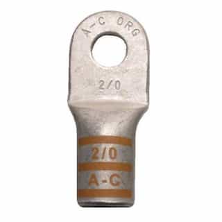 Power Lug, Tin Plated, 8 AWG, 1/4-in Stud 