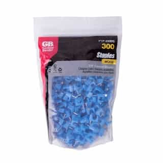 0.25-in Poly Data Cable Staple, Blue