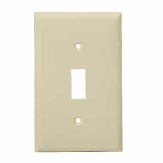Enerlites Almond Mid-Size 1-Gang Toggle Switch Plastic Wall Plates