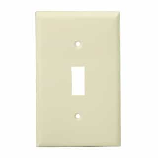 Almond Over-Size 1-Gang Toggle Switch Plastic Wall Plates
