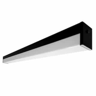 EnVision 46-in 30-50W C-Line Eco Linear Fixture, 120-277V, Selectable CCT, BK