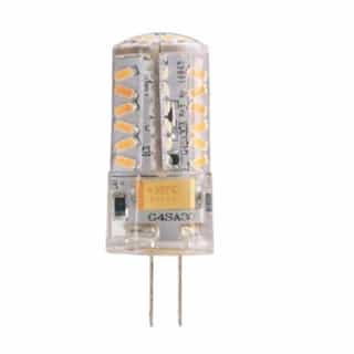 MaxLite 4W LED Miniature Indicator Bulb, 40W Inc. Retrofit, Dim, G9, 400  lm, 120V, 3000K (MaxLite 4G9D930/JA8)