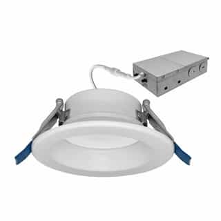 EnVision 6-in 12-18W RDL-Line Retrofit Downlight, 120V, Selectable CCT, White