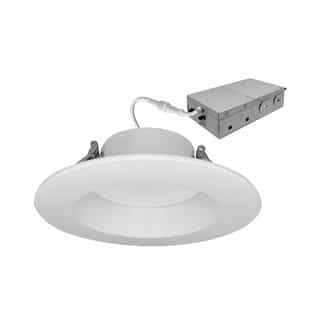 EnVision 4-in 6-12W RDL-Line Retrofit Downlight, 120V, Selectable CCT, White