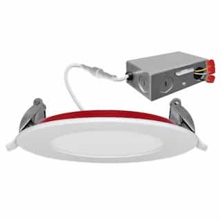 EnVision 6-in 15w External Fire Rated Round Downlight, 120V, 5-CCT Select