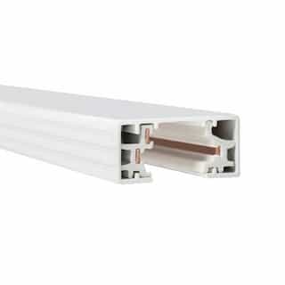 8-ft Linear Track, 3-Wire Single Circuit, 120V, White