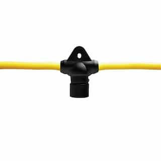 100-ft 150W String Light, Blunt Cord, 12/3 SEOW, 120V, Yellow