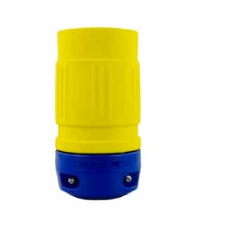Connector, Perma-Link, 3P/4W, 3 Ph, 20A, 125/208V, Large, Yellow