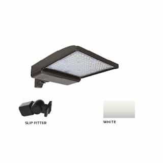 ESL Vision 250W LED Shoebox Area Light w/ Slip Fitter Mount, 0-10V Dim, 480V, 38043 lm, 3000K, White