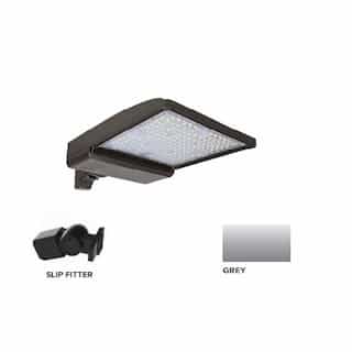ESL Vision 250W LED Shoebox Area Light w/ Slip Fitter, 0-10V Dim, 480V, 40093 lm, 4000K, Grey
