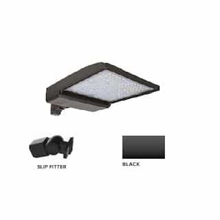320W LED Shoebox Area Light w/ Slip Fitter Mount, 480V, 0-10V Dim, 43894 lm, 3000K, Black