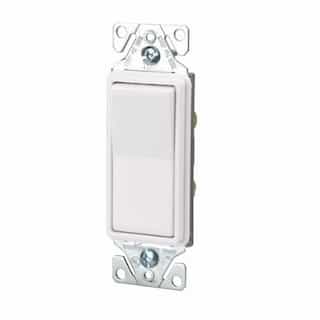 Eaton Wiring 15A Decorator Switch, Momentary Contact, Single-Pole, Almond