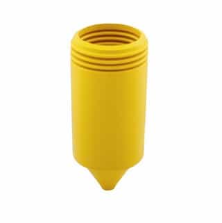 50 Amp Weather Resistant Plug Protector, Long Boot, Yellow