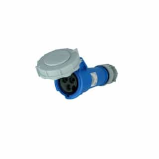 16A/20A Pin & Sleeve Connector, 2-Pole, 3-Wire, 200V-250V, Blue