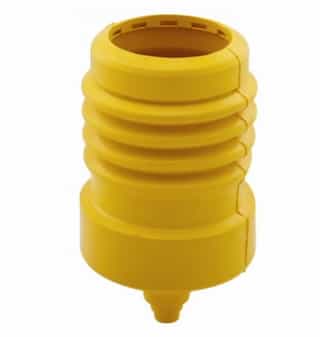 Protective Boot for 20/30 Amp 3P3W Locking Devices, Weatherproof, Yellow
