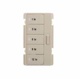 Faceplate Color Change Kit 2 for Hour Timer, Almond