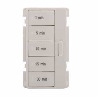 Faceplate Color Change Kit 4 for Minute Timer, White