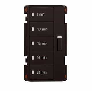 Faceplate Color Change Kit 5 for Minute Timer, Brown