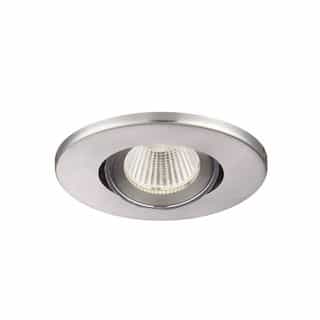 Eurofase 3.25-in 10W Recessed Round Gimbal LED, 950 lm, 120V, 3000K, Nickel 