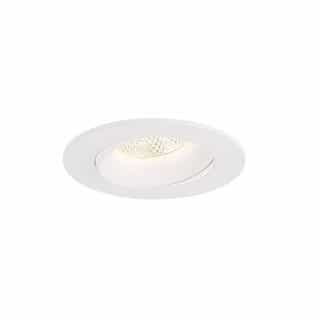3-in 12W Midway LED w/Trim, R, Regressed GIM, 120V, Selectable CCT, BK