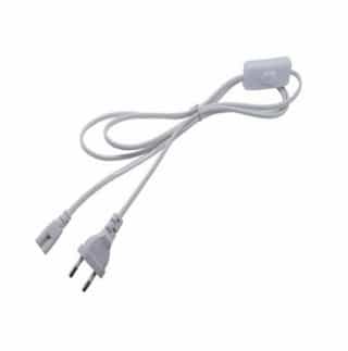 36" Power Cord w Switch for T5 and T8 LED Lamps
