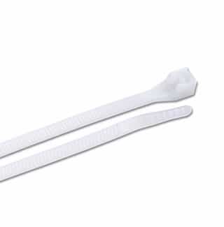 6" White Double Lock Cable Ties