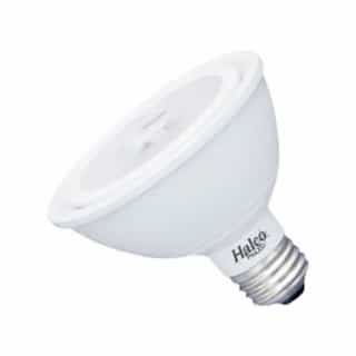 Halco 12W LED PAR30S Bulb, Narrow Flood, E26, 90CRI, 1050lm, 120V, 3000K, WH