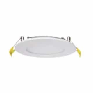Halco 12W LED 6-in Frosted Round Slim Downlight, 90 CRI, 120V, SelectCCT