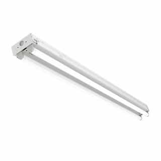 4-ft LED T8 Shop Fixture, 1-Lamp, Shunted, Double Ended, White