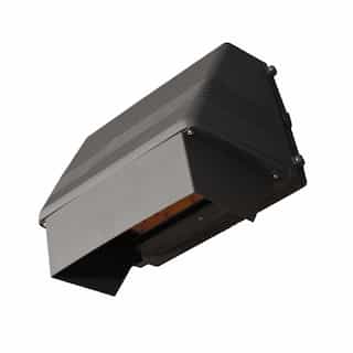 100W LED Full Cutoff Wall Pack w/ Glare Shield, 2324 lm, 120V-277V