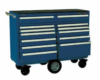 Kennedy 12 Drawer Gloss Blue Maintenance Pro Cart (Kennedy