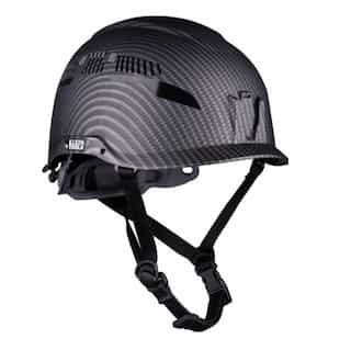 Safety Helmet with Headlamp, Non-Vented, KARBN Pattern, Class C