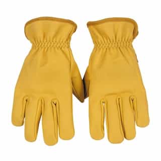 Cowhide Leather Gloves, Medium