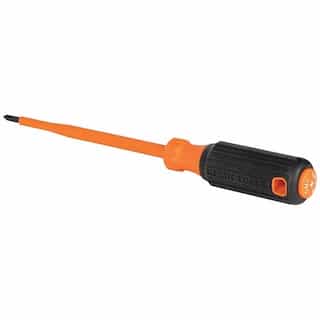 #1 Phillips Tip Insulated Screwdriver, 6-in Round Shank