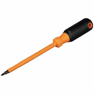 #1 Square Tip Insulated Screwdriver, 6-in Shank