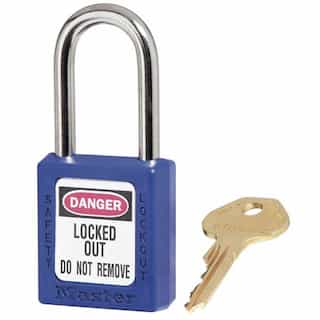 Blue Non-Conductive Xenoy No. 410 Safety Lockout Padlock