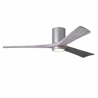 Matthews Fan 52-in 32W Irene-3HLK Ceiling Fan w/Light, DC, 6-Speed, 3-Barn Wood Blades, Brushed Nickel