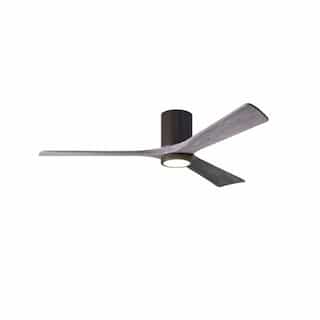 Matthews Fan 42-in 17W Irene-3HLK Ceiling Fan w/Light, DC, 6-Speed, 3-Barn Wood Blade, Textured Bronze