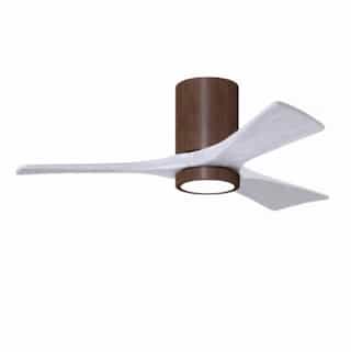 42-in 17W Irene-3H Ceiling Fan w/ Light Kit, Barn Wood Blades, Walnut