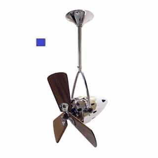 Matthews Fan 16-in 46W Jarold Direcional Ceiling Fan, AC, 3-Speed, 3-Wood Blades, Blue