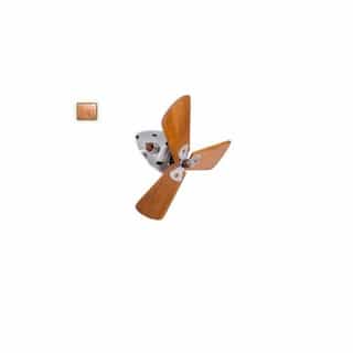 16-in Gerbar Fan Blade Set, 3-Wood Blades, Polished Copper (Motor Not Included)